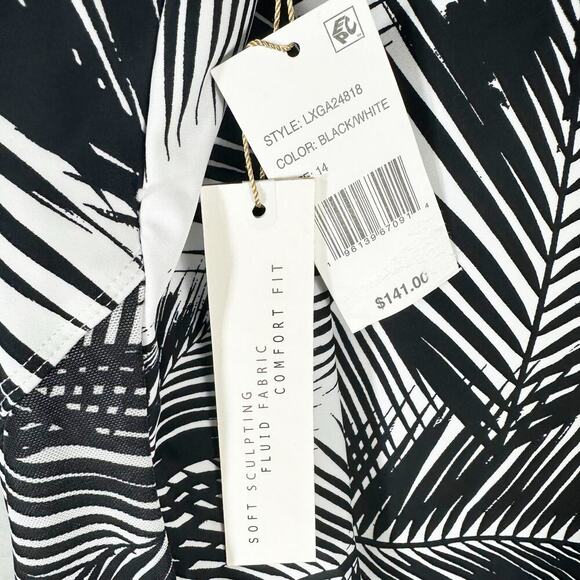 Beyond Control Giving Attitude One Shoulder Tummy Control Swimsuit Size 14 - Picture 3 of 10